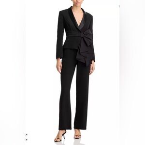 NWT Adrianna Papell Black Wide-Leg Dress Trousers